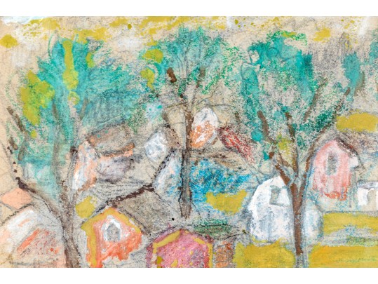 Charlotte Fuller Eastman (American, 1878-1956) Mixed Media On Paper