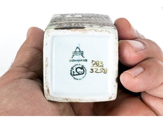 Nils Thorsson Mid-century Royal Copenhagen Ceramic Vase And Bowl