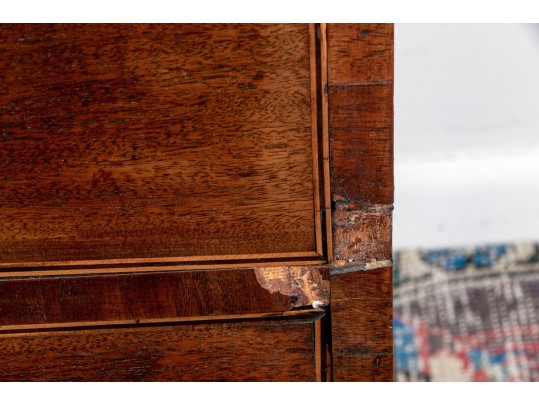 George III Mahogany Chest, Ca. 1820