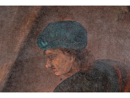 J. M. Thurston After Henry William Bunbury (English, 1750-1811) Oil On Canvas, 1855