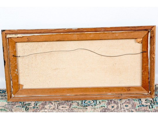 Signed Lekus Oil On Canvas, Expressionist Sailboats