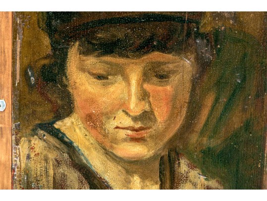 Oil On Panel, Double Sided Portrait