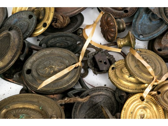 Extensive Collection Of Vintage And Antique Drawer Hardware