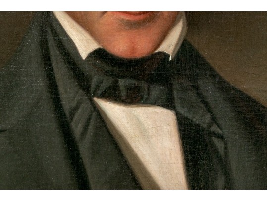 Oil On Canvas, Portrait Of A Gentleman