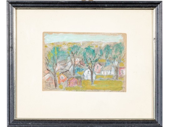 Charlotte Fuller Eastman (American, 1878-1956) Mixed Media On Paper