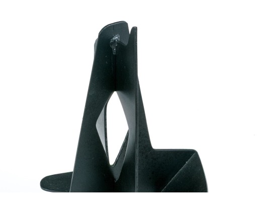 Duo Of Modernist Metal And Wood Sculptures Attributed To John-Paul Phillippe