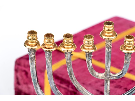 Silver Plated Menorah