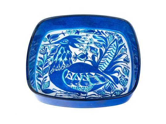 Nils Thorsson Mid-century Royal Copenhagen Ceramic Square Bowl