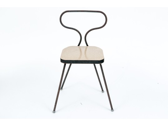 Mid-Century Wrought Iron Child's Chair
