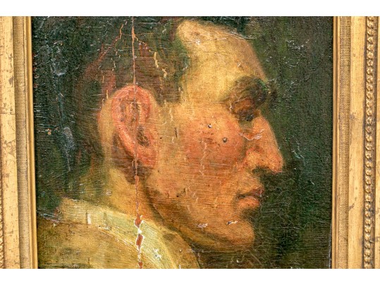 Oil On Panel, Double Sided Portrait