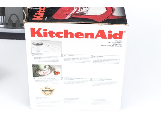 Variety Of Gadgets Including Waring Wine Center, KitchenAid Ice Cream Maker, Brookstone Massager