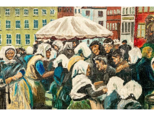 Oil On Canvas After Emil Axel Krause (Danish, 1871-1945) 