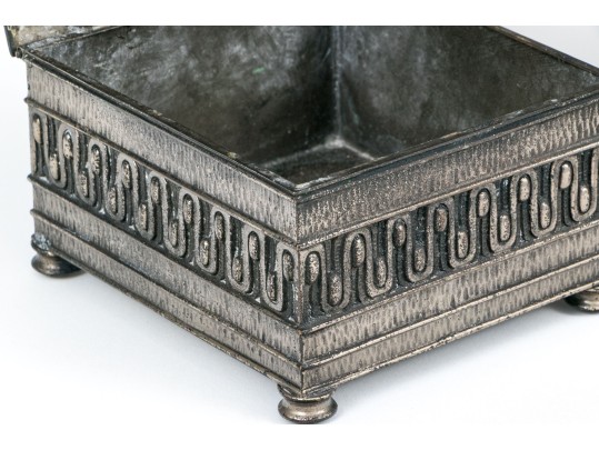 Oscar Bach (American, 1884-1957) Pair Of Hinged Boxes With Neoclassical Figures