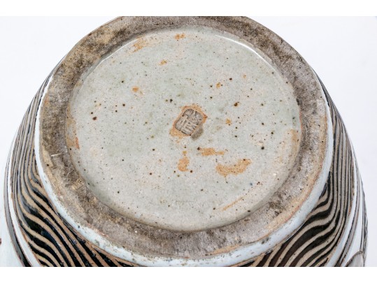 Large Chinese Glazed Figural Vase 