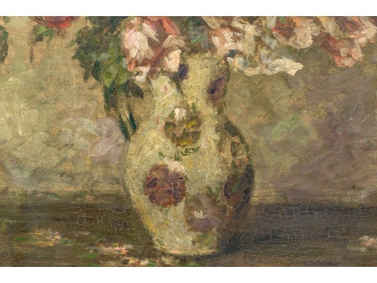 Signed Oil On Board, Floral Still Life
