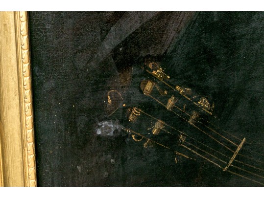 Oil On Canvas, Portrait Of A Gentleman