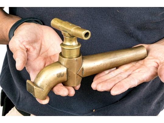 Antique 18th-19th C. Brass Barrel Tap