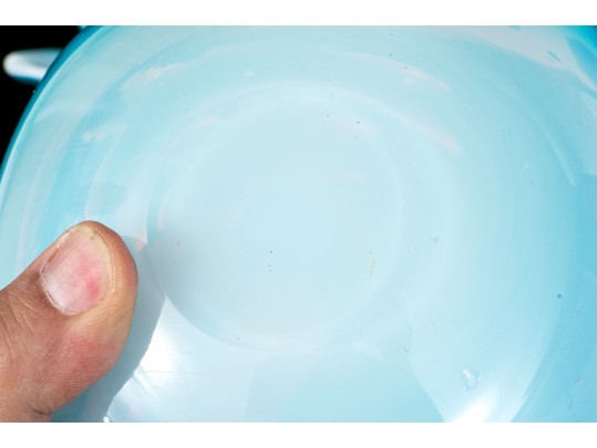 Four Mid-Century Cased Glass Bowls And Ashtrays