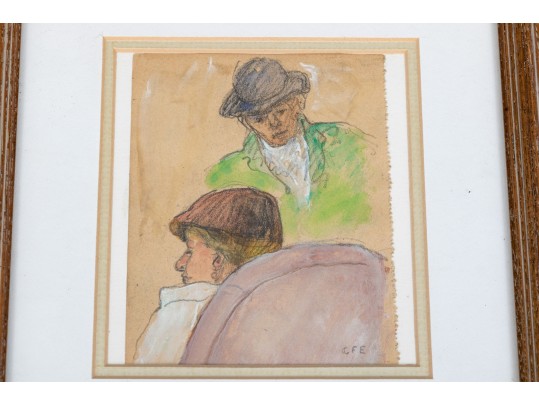 Group Of Charlotte Fuller Eastman (American 1828-1965) Works On Paper