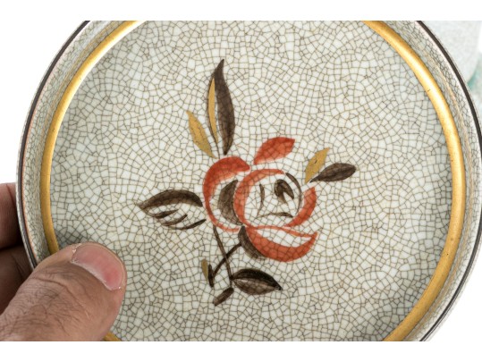 Group Of Seven Pieces Of Danish Royal Copenhagen Ceramics