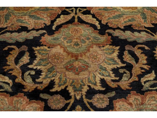 Hand-knotted Wool Palace Size Carpet, 12'-1/2