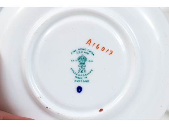 Seventeen Vintage Teacups And Saucers