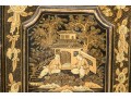 Ornate Chinese Export Lacquered Jewelry Cabinet