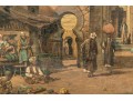 Signed Antique Orientalist Oil On Canvas