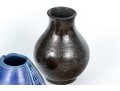 Group Of Five Studio Ware Glazed Pottery Vases