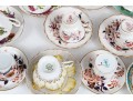 Seventeen Vintage Teacups And Saucers