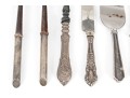 Variety Of Serving Utensils Including Sterling Silver Handles