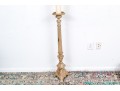 Antique Painted Iron Neoclassical Candle Prick
