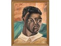 Signed Brown Oil On Board, Portrait Bust Of A Man, 1969