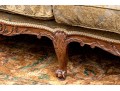 Antique Down Filled Louis XV Style Long Sofa