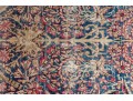 Antique Hand-knotted Accent Carpet, 4'-7