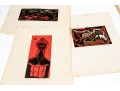 John Murray Barton (American [NY], 1921-2000) Folio Of Signed Ltd Ed Block Prints