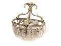 Antique French Chandelier With Prisms