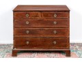 George III Mahogany Chest, Ca. 1820