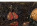 Antique Oil On Canvas, Still Life With Fruit