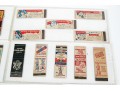 Collection Of Six Plexiglass Plaques With Vintage Match Strike Boxes