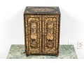 Ornate Chinese Export Lacquered Jewelry Cabinet