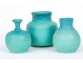 Collection Of Three Van Briggle Ceramic Glazed Vases