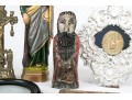 Collection Of Vintage And Antique Christian Decor