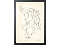 Signed Ltd Ed Lithograph, Women With Dragon, 1976