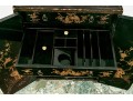 Ornate Chinese Export Lacquered Jewelry Cabinet