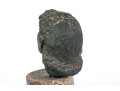 Ceramic Sculpture Of A Head On Trunk Base