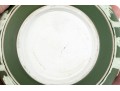 Five Piece English Wedgwood Green Jasperware Tea Set
