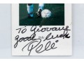 Autographed Photograph Of Brazilian Soccer Player Pelé