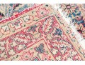 Antique Hand-knotted Accent Carpet, 4'-7