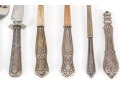 Variety Of Serving Utensils Including Sterling Silver Handles